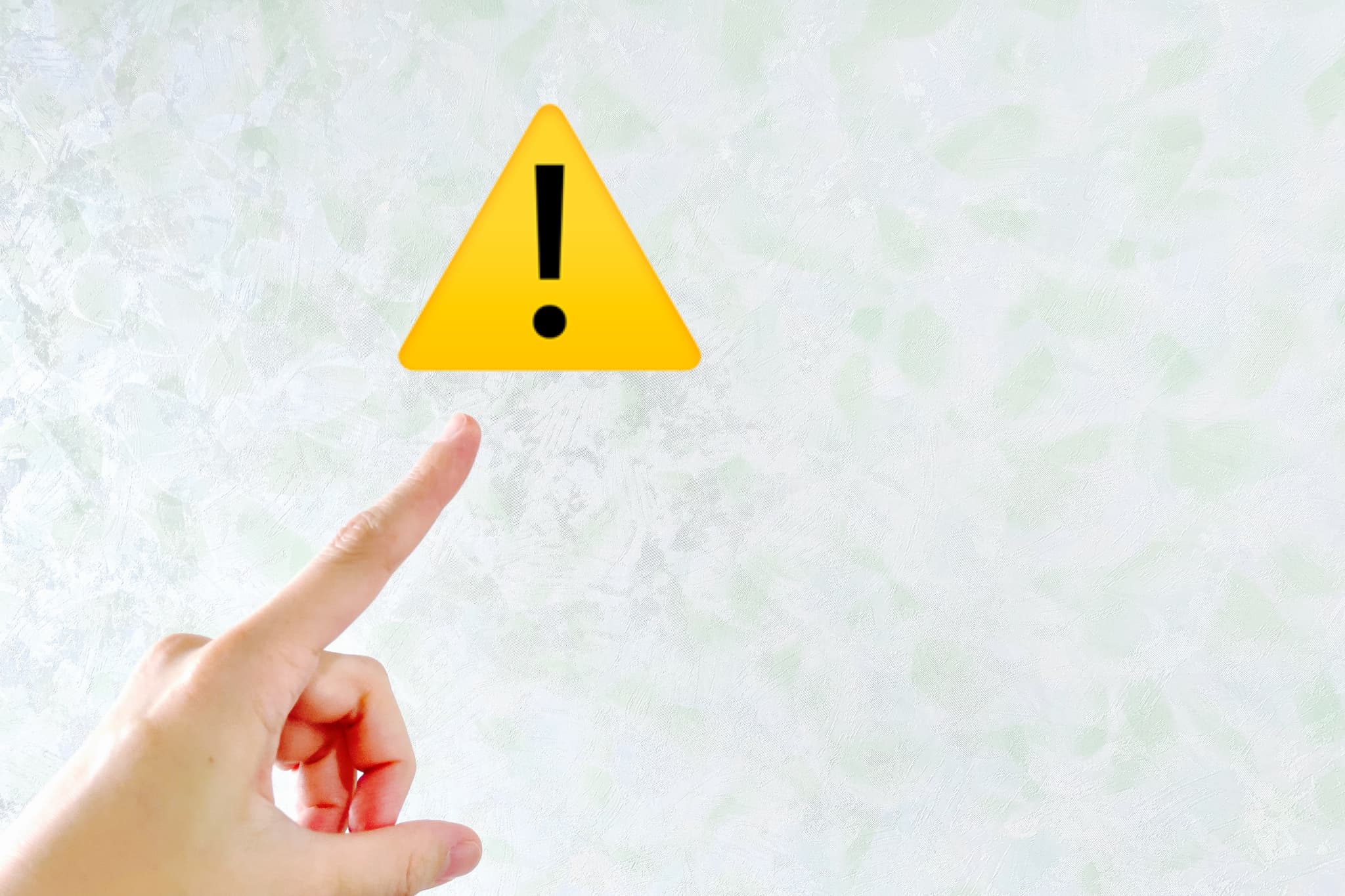 注意点を伝えるイメージ