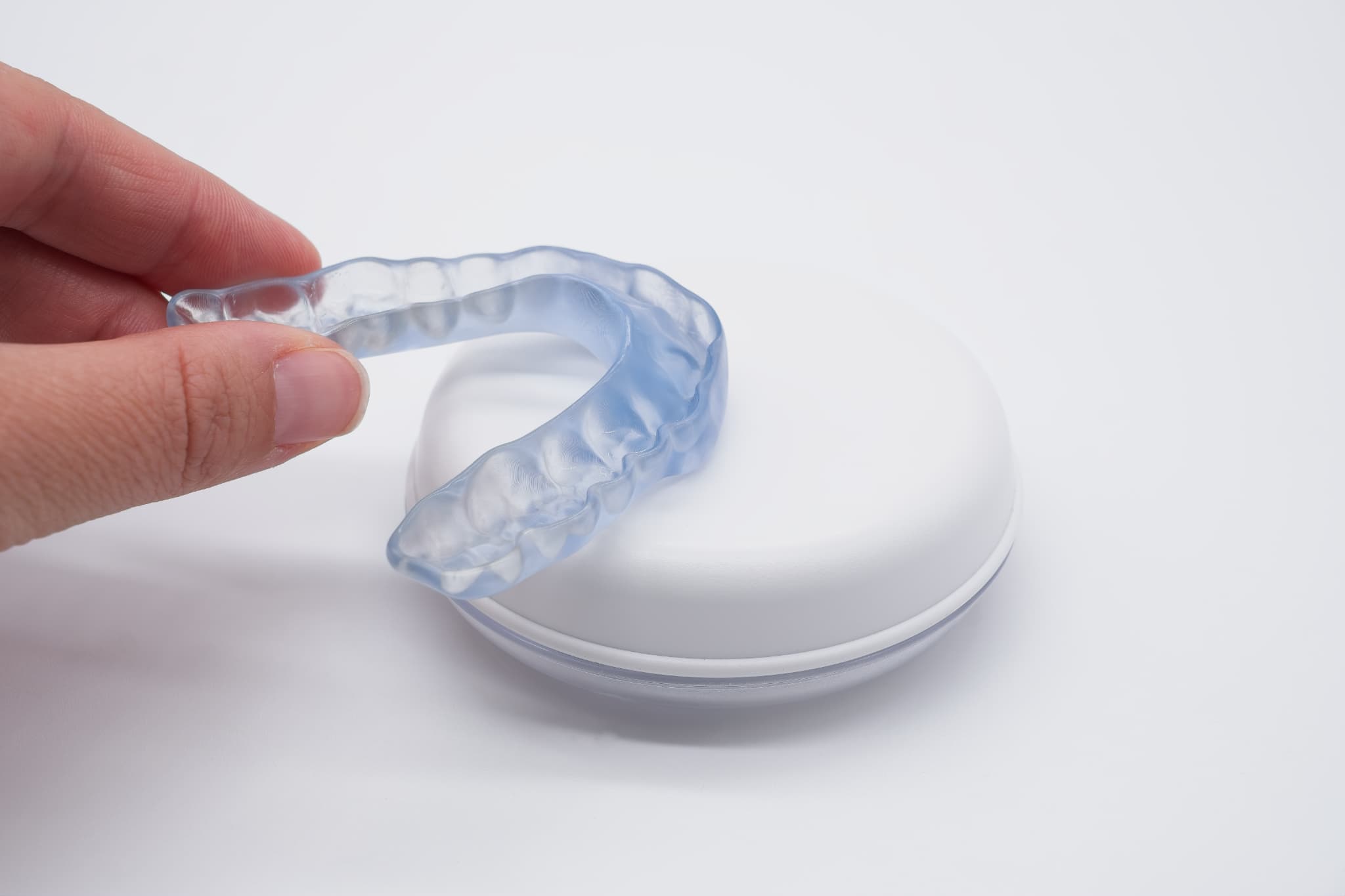 プラスチックでできたマウスピース