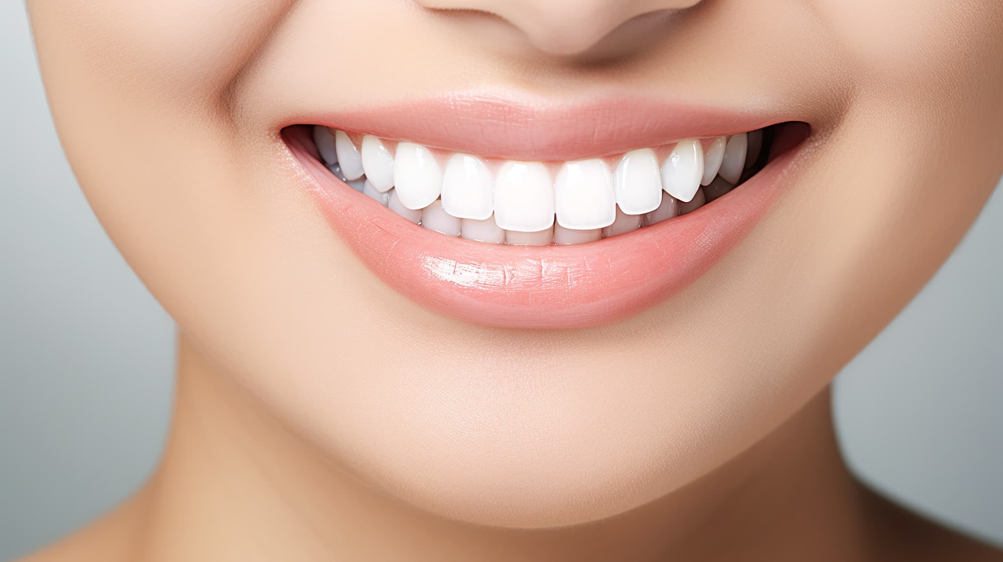 正しい噛み合わせの口元