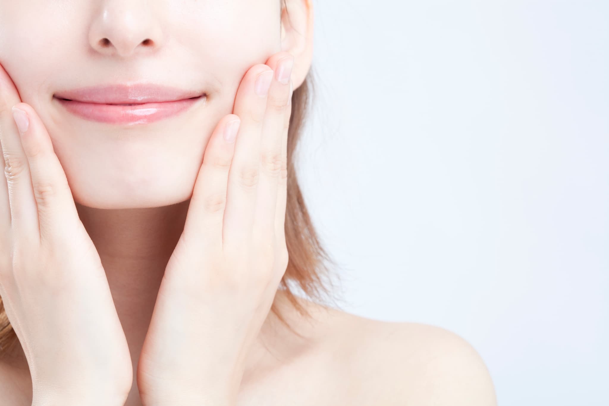 肌が整った女性