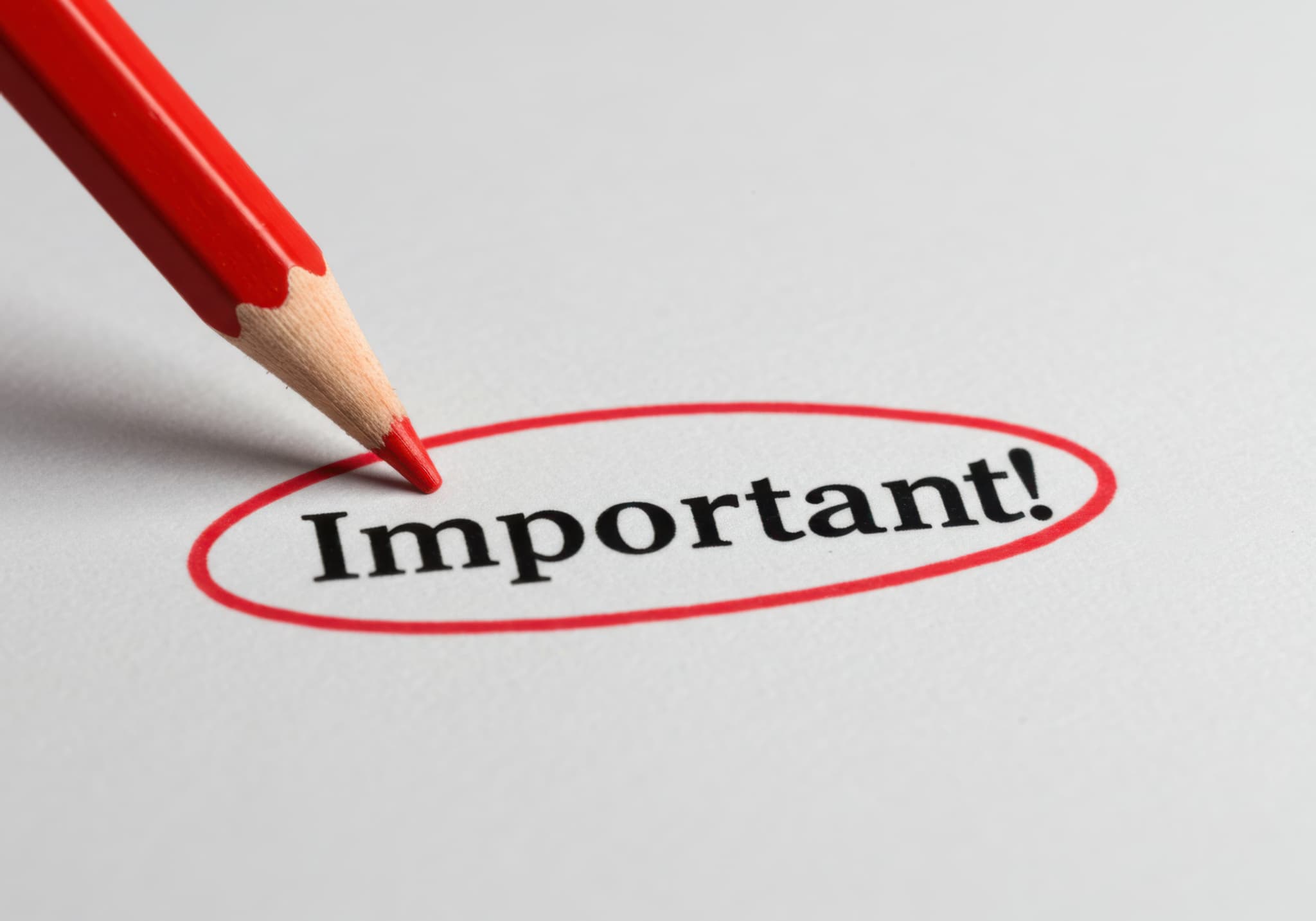 重要性を伝えるイメージ