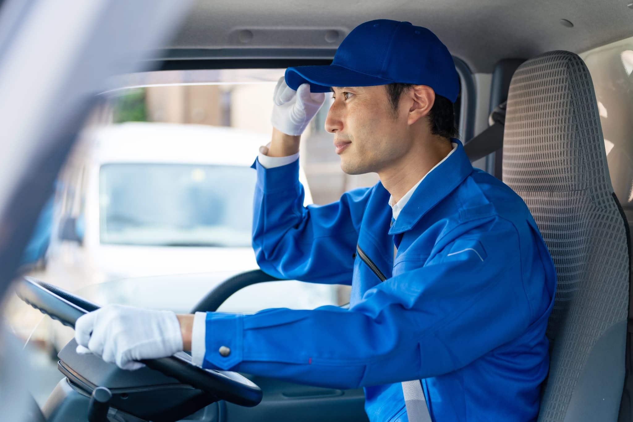 トラックドライバーの男性