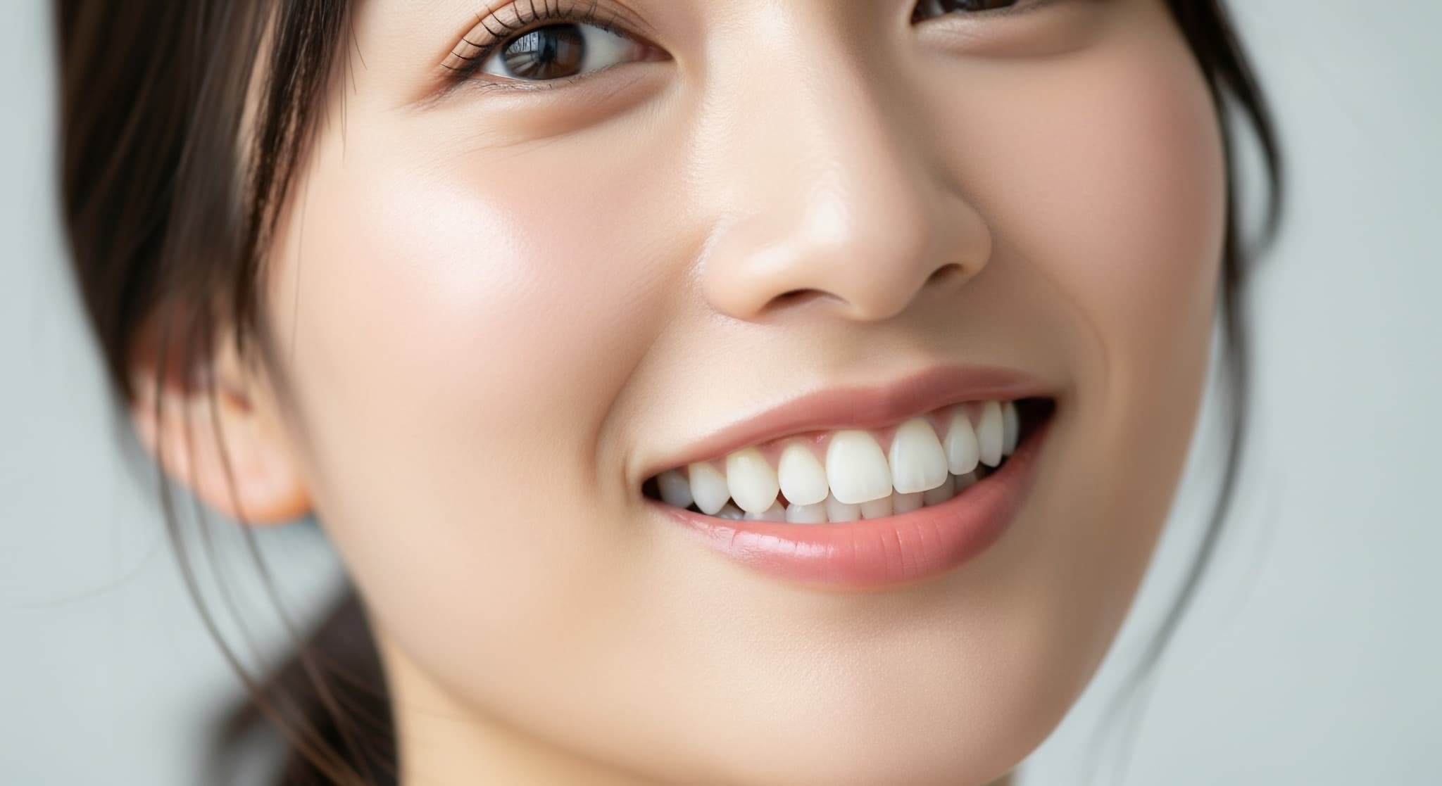 歯のクリーニングで綺麗な歯を保つj女性